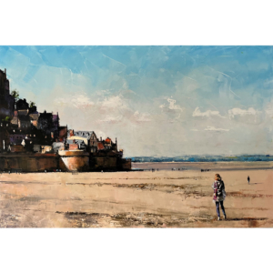 En attente de la mer au Mont Saint Michel