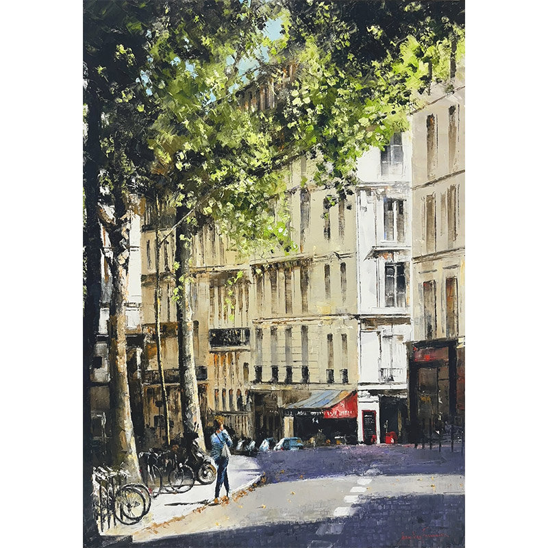 Paris, en descendant les rues de Montmartre aux Abbesses