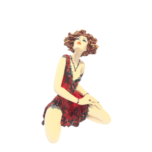 Francesca robe rouge